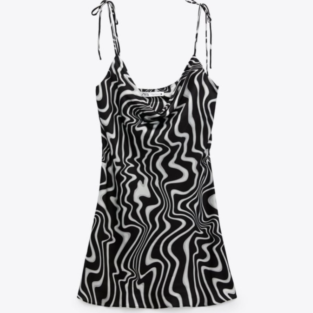 NWT ZARA PRINT DRESS